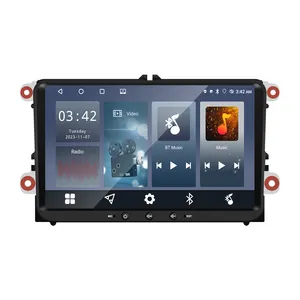 Pour VW Passat Golf MK5 MK6 Jetta T5 EOS POLO Touran Seat Sharan VW 9 pouces universel Android 11 voiture stéréo CarPlay unité principale