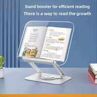 Okul Sergileri ve iPad/Tablet PC Kullanımı için Ayarlanabilir Alüminyum Alaşımlı Kitap Standı Model R54-Toptan Satış