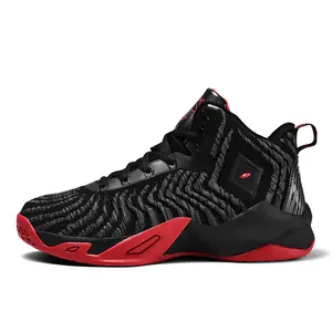 Basketball Shoes Wholesale,Red Black Hot Sale Fashion Sneakers,Men Clunky Sneakers Shoes