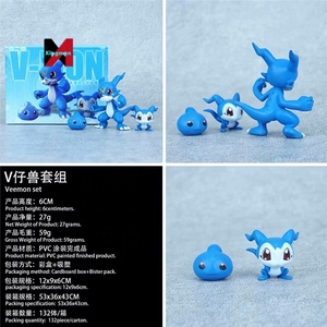 Digimon Vmon Veedramon Q versión figura modelo estatua coleccionable decoración de escritorio Anime batalla <span class=keywords><strong>especies</strong></span> regalo - Product Image 6
