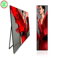 Panneau d'affichage LED Portable sur pied, 20 pièces, fréquence de rafraîchissement élevée, 3840Hz, WIFI, USB, 4G