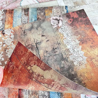 GF 24 feuilles de carton double face 12x12 pouces, impression 4 couleurs, impression personnalisée, papier décoratif coloré pour scrapbooking et loisirs créatifs