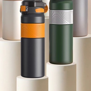 Nuevos Productos 2024: Botella de Agua Deportiva de Acero Inoxidable para Sublimación, Vaso Térmico con Asa y Popote, Aislamiento al Vacío, 830ml, Ideal para Fiestas - Product Image 4