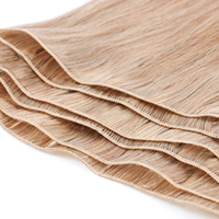Extensions de cheveux naturels Remy vierges de qualité supérieure, tissage volume double, extensions de cheveux humains Genius double drawn, vente en gros