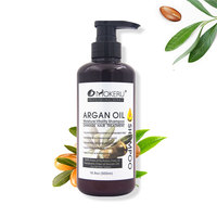Vente en gros personnalisé Mokeru 500ml huile d'argan Maroc shampooing et après-shampooing masque capillaire ensemble pour femmes traitement de soin des cheveux