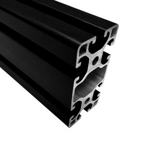 Cadre industriel <span class=keywords><strong>noir</strong></span> personnalisé en Extrusion Aluminium, fentes en V <span class=keywords><strong>40x40</strong></span> pour rail, 2020 3030 4040 4080 T, fournisseur chinois - Product Image 6