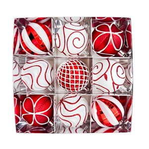 Boules de Noël personnalisées, design coloré, décorations de Noël suspendues, boules de 6 cm, ensemble de cadeaux, décoration de Noël, Bolas De Navidad - Product Image 1