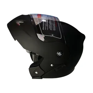 Capacetes de motocicleta personalizados DOT antiembaçante anti-riscos flip-up para rosto inteiro