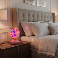 Disco-Weihnachtsparty-Licht Liebesgeschenk USB Mini LED Stroboskop-Licht Magische Kugel Mehrfarbige Tanz-Atmosphäre Nachtlicht für Zuhause
