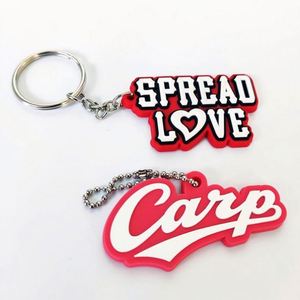 The Cheapest Promotional Gifts No Minimum <b>Custom</b> logo Name Soft Rubber Pvc Keychains - Product Image 3