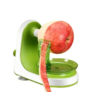 Keuken Fruit Tool Zuig Non Slip Teller Grips Automatische Hand Crank Manual Apple Peeler Slicer