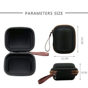 Custom Disposable Coffee and Tea Cups <b>Set</b> Travel EVA Case with Nylon PU Portable Bag Style Black <b>PC</b> Material Storage Usage - Product Image 4