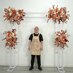 New Style <b>Artificial</b> Flower background Arrangement for Wedding Event Party Factory Direct Sale Backdrop Cloth Flower - Product Image 3