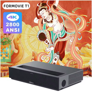 Projecteur laser <span class=keywords><strong>TV</strong></span> triple couleur Formovie T1 Global, 2800 lumens ANSI, projecteur à ultra courte focale, <span class=keywords><strong>4K</strong></span>, Formovie Theater, projecteur <span class=keywords><strong>4K</strong></span> - Product Image 1