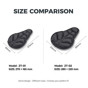 Housse de selle de vélo TXED pour VTT et vélos électriques - Confort, douceur, sécurité, imperméable et durable, utilisation unisexe pour adultes - Product Image 2