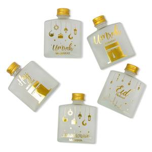 Glass <strong>Water</strong> <strong>Bottle</strong> Hajj Umrah Mubarak <strong>Zam</strong> <strong>Zam</strong> <strong>Bottle</strong> for Muslim Party Gift - Product Image 2