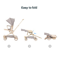 Nouvelle poussette bébé légère, convertible (assis et couché), pliable, avec siège haute, type parapluie, pour la marche et les voyages en extérieur