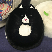 Nouveau Design, vente en gros, meubles d'intérieur, série d'animaux, en forme de chat mignon, canapé doux et confortable, fauteuil pouf pour enfants