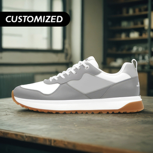 Sneakers da uomo retrò traspirante antiscivolo sport da corsa <span class=keywords><strong>scarpe</strong></span> stile da passeggio con fodera in vera pelle <span class=keywords><strong>per</strong></span> la primavera invernale - Product Image 1