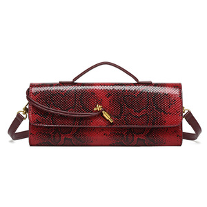 IStapromo Gifts Sac de soirée de luxe tissé à la main, Pochette de soirée, Sacs à main tendance pour femmes en similicuir serpent, Sac à bandoulière en cuir PU - Product Image 3