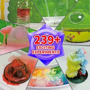 Kit Scientifique Mega Science Lab pour Enfants avec Plus de 239 Expériences Faciles, Incluant un Ensemble de Chimie sur le Thème des Sciences de la Terre - Product Image 5