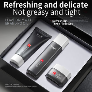 VAK Men's Skincare products hombres cuidado <span class=keywords><strong>de</strong></span> la piel Etiqueta Privada 3 Step Face <span class=keywords><strong>Care</strong></span> Regimen Set <span class=keywords><strong>de</strong></span> regalo cuidado <span class=keywords><strong>de</strong></span> la piel facial para hombres - Product Image 2