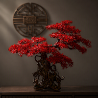 En gros, Pin Bonsaï Artificiel en Pot, Style d'accueil, Plante Artificielle, 1.4ft-3ft, Écologique, pour Mariage, Hôtel, Bureau, Style Chinois