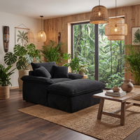 Canapé-lit compact de qualité, idéal pour les petits appartements, canapé moderne pour salon, ensemble de canapés modulaires, fauteuil inclinable sans structure