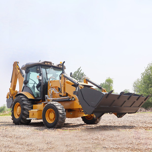 Retroescavadeira 4 Ton <b>Backhoe</b> Mini 4X4 <b>Backhoe</b> Excavator Mini Rebocavel Earthworks <b>Tractor</b> With <b>Backhoe</b> - Product Image 2