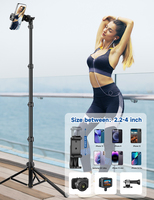 Support de Lumière Annulaire Léger et Rotatif à 360° pour Téléphone Portable et Streaming en Direct