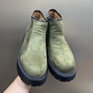 Botas Chelsea de Estilo Otoño 2026, Botas de Punta Abierta Transpirables y Versátiles, Botas Cortas Británicas de Trabajo Casuales Retro - Product Image 2