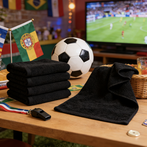 Serviette rectangulaire en coton biologique noir à séchage rapide pour adultes, couleur unie, tissée, ensemble <span class=keywords><strong>de</strong></span> serviettes <span class=keywords><strong>de</strong></span> sport et <span class=keywords><strong>de</strong></span> <span class=keywords><strong>bain</strong></span> - Product Image 4