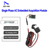 JSY1003F 63A 300V 10mm CT Inti-Pisah TTL Modbus AC Voltmeter Ammeter Smart Pengukur Daya Listrik Watt Meter