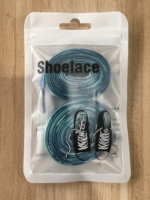 Emballage personnalisé pour lacets de sport, sac à fermeture éclair, tube, acceptez votre design, lacet enroulé uniquement, emballage avec coût de main-d'œuvre, pas de lacets
