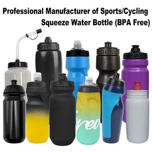 Bouteille d'eau en plastique personnalisée avec logo, sans BPA, 610 ml, à presser, pour sport, extérieur, gym, voyage, cyclisme, vente en gros - Product Image 6