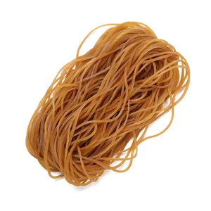 태국 Golden Brown Color Pure Natural Rubber 묶을때 해도 environmental protection rubber band