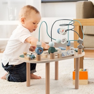 Learning Disassembly Bead Maze Busy Board Activity Center <b>Play</b> Wooden Children's Bead Winding Puzzle Toy 5 7 Years Eco-friendly - Product Image 5