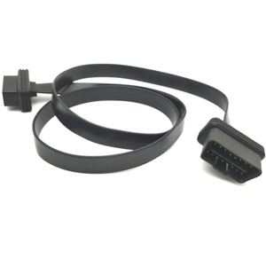 สายเคเบิลอะแดปเตอร์โอบีดี<span class=keywords><strong>2</strong></span> 16Pin OBD2 16ขาตัวผู้ไปยังตัวเมียสายเคเบิลอะแดปเตอร์โอบีดีสำหรับรถยนต์ปรับแต่งได้ - Product Image 4