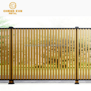 Fabricant spécialisé dans les dimensions sur mesure, lieux publics, large gamme <span class=keywords><strong>de</strong></span> tailles, garde-corps en aluminium noir élégant - Product Image 5