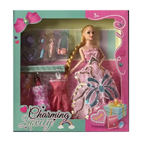 Ensemble de poupées de mode pour jeu de rôle, ensemble de poupées princesse de 11 pouces, ensemble de poupées à habiller pour filles