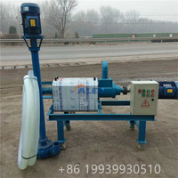 Machine à Compostage de Fumier de Vache en Acier Inoxydable Économisant le Travail, Séparateur Solide-Liquide pour Fumier Animal, Machine de Séchage de Fumier de Poulet