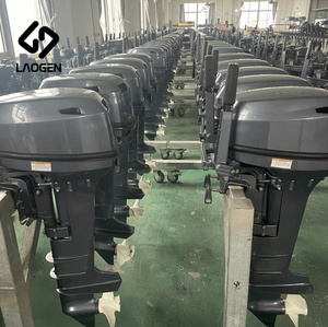 Motor fueraborda Laogen LG15D nuevo de 2 tiempos y 15 HP, manual, de gasolina, refrigerado por agua, modelo de fábrica para uso en embarcaciones. - Product Image 6
