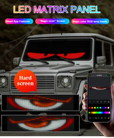 Panel de Matriz LED RGB de Animación Personalizada BGZM 16x64, 12V, Programable, Ojo de Diablo, para Publicidad en Autos/Camiones, Nueva Aplicación de Control, 2 Años de Garantía
