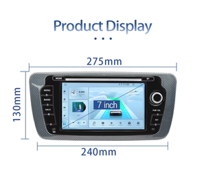 Autoradio Linux para Seat <span class=keywords><strong>Ibiza</strong></span> 6j 2009 2010 2011 2012 2013, Radio para Auto con WIFI, DSP, RDS, FM, Carplay, Reproductor Multimedia de DVD - Product Image 6