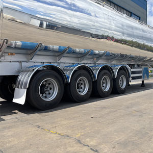 Semirremolque Cisterna de Combustible de Aleación de Aluminio de 50000L para Transporte y Entrega de Combustible Inflamable - Product Image 3