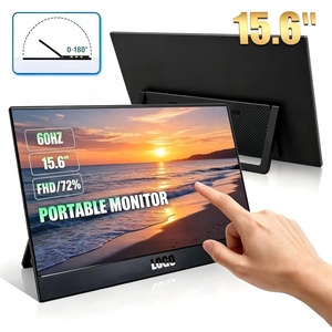 Moniteur portable 15,6 pouces FHD IPS USB C, écran externe pour ordinateur portable, PS5, Switch, <span class=keywords><strong>MacBook</strong></span>, moniteur de voyage pour <span class=keywords><strong>MacBook</strong></span> / PS5 / ordinateur portable - Product Image 1