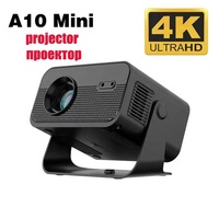 Projecteur LED 4K haute luminosité avec Android 11, 160 lumens - Mini home cinéma portable pour films, jeux et présentations de bureau