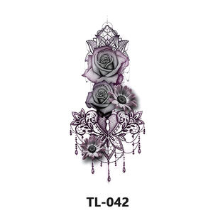 Kadınlar için özelleştirilmiş yeni ürünler 3d seksi yetişkin su geçirmez vücut dövme etiketi - Product Image 3