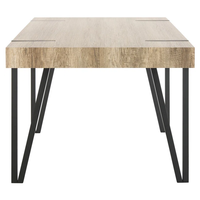 Table à manger en bois de manguier durable, finition bois naturel, table à manger en bois pour cuisine, salle à manger, restaurant, café, hôtel