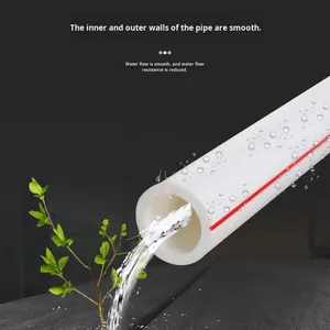 ท่อ PPR ขนาดใหญ่ เส้นผ่านศูนย์กลาง DN50-DN300 PN16-PN25 สำหรับงานวิศวกรรมประปาอุตสาหกรรมเทศบาล - Product Image 2